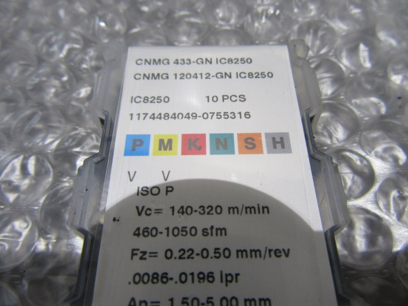中古Cutting Exchange Chip 【チップ】CNMG433-GNIC8250 イスカル/ISCAR