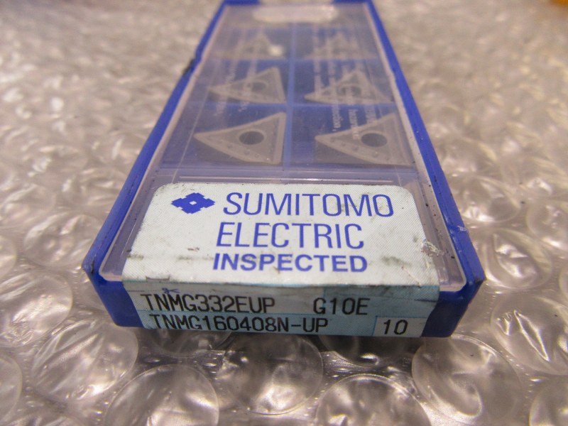 中古Cutting Exchange Chip 【チップ】TNMG332EUP　G10E　TNMG160408N-UP SUMIMOTO ELECTRIC
