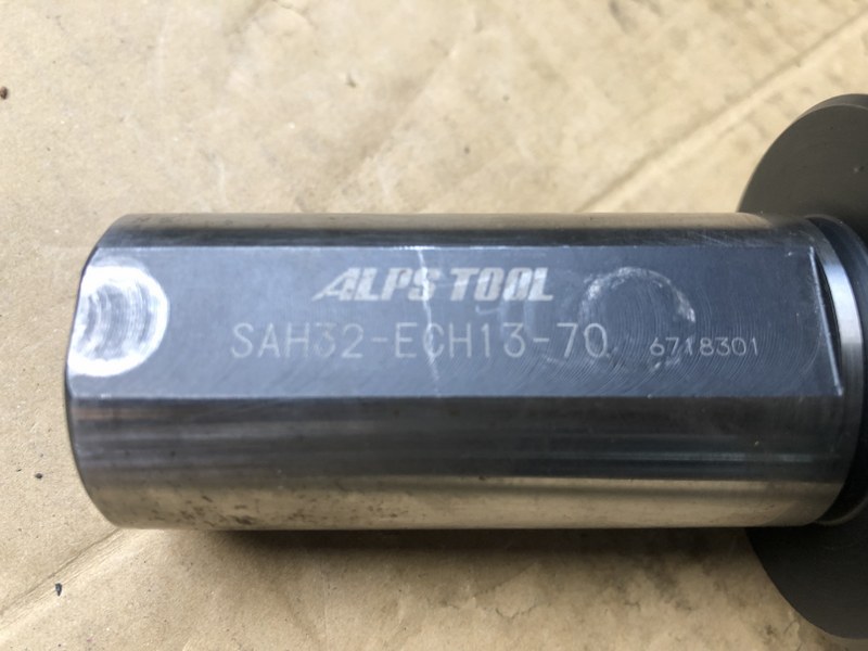 中古その他ツール保持具 「芯調整型コレットホルダ」SAH32-ECH13-70  Alps tool/アルプスツール