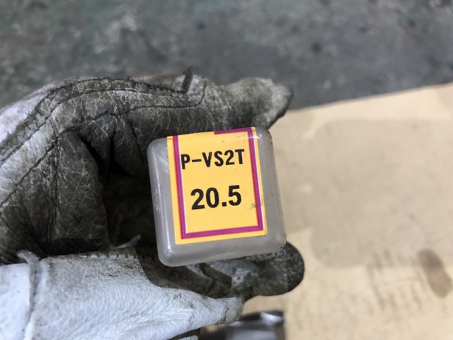 中古エンドミル 【2枚刃エンドミル】P-VS2T 20.5 S&K