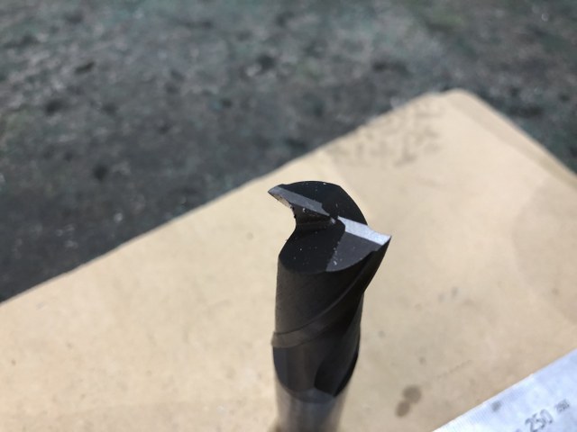 中古End mill 【2枚刃エンドミル】P-VS2T 20.5 S&K