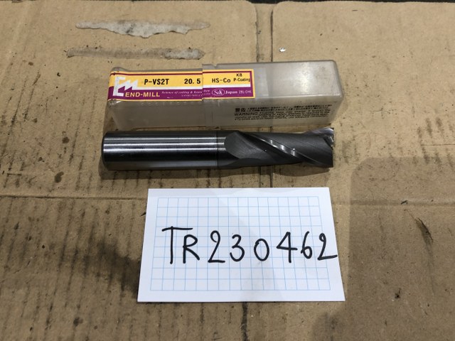 中古エンドミル 【2枚刃エンドミル】P-VS2T 20.5 S&K
