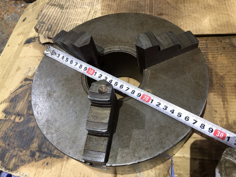 中古スクロールチャック 「3爪スクロールチャック」φ270mm VANCO
