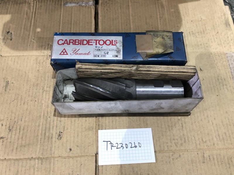 中古End mill(Square) 【ハイスバイラルエンドミル】50ｘ100 ヤマト