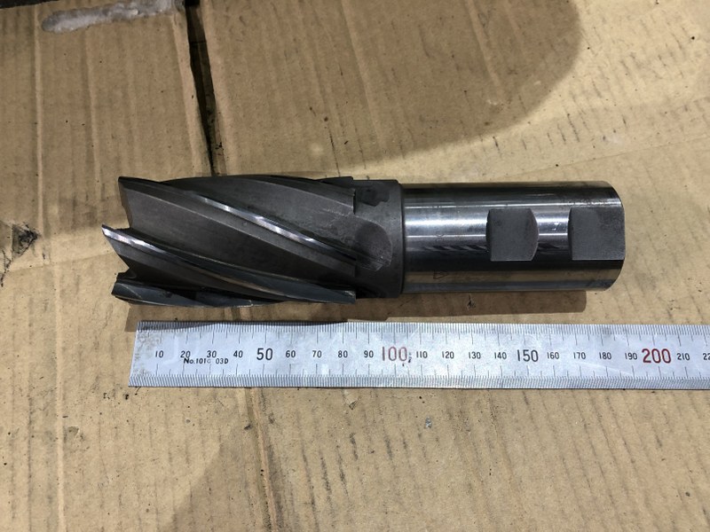 中古End mill(Square) 【ハイスバイラルエンドミル】50ｘ100 ヤマト