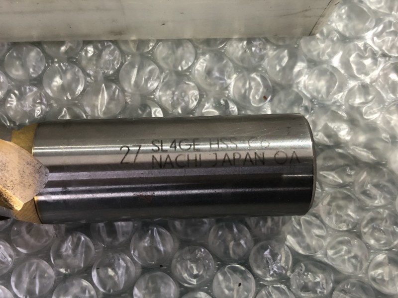 中古End mill(Square) 【4枚刃/スクエア/エンドミル】φ27　SL4GE NACHI/ナチ不二越