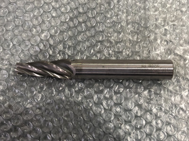 中古End mill(Square) 【4枚刃/スクエア/エンドミル】12Mｘ55ｘ5° NS