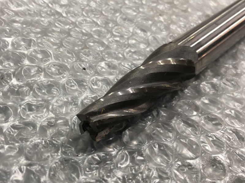 中古End mill(Square) 【4枚刃/スクエア/エンドミル】12Mｘ55ｘ5° NS