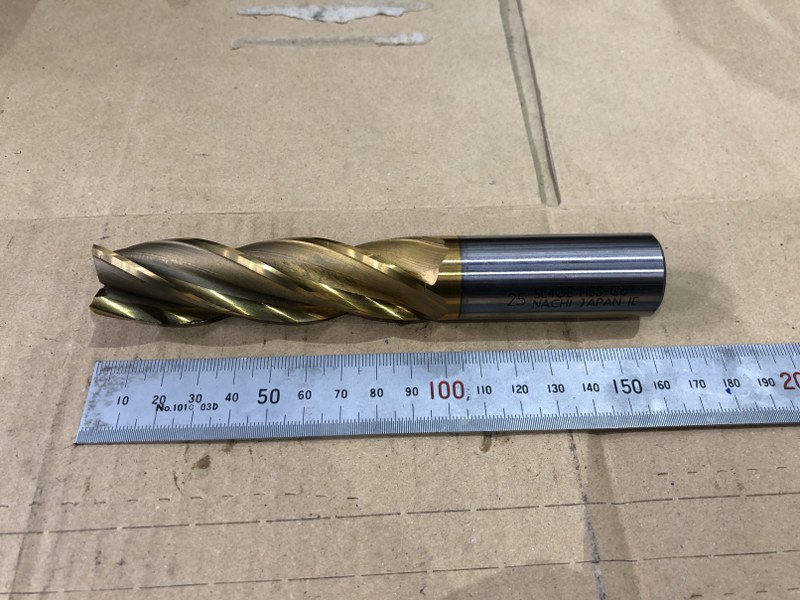 中古エンドミル(スクエア) 【4枚刃/スクエア/エンドミル】φ25　SL4GE NACHI/ナチ不二越