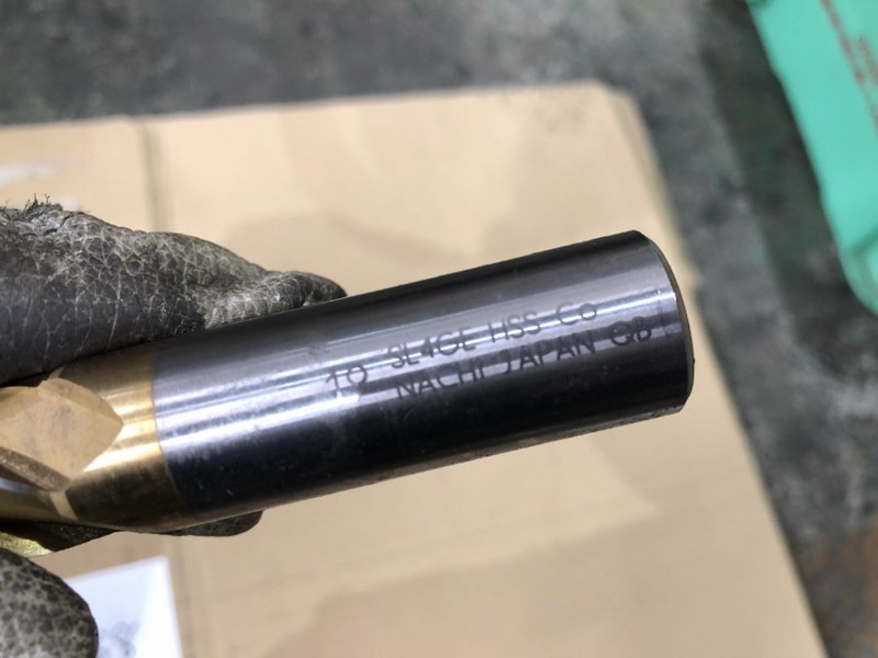 中古End mill(Square) 【4枚刃/スクエア/エンドミル】φ19　SL4GE NACHI/ナチ不二越