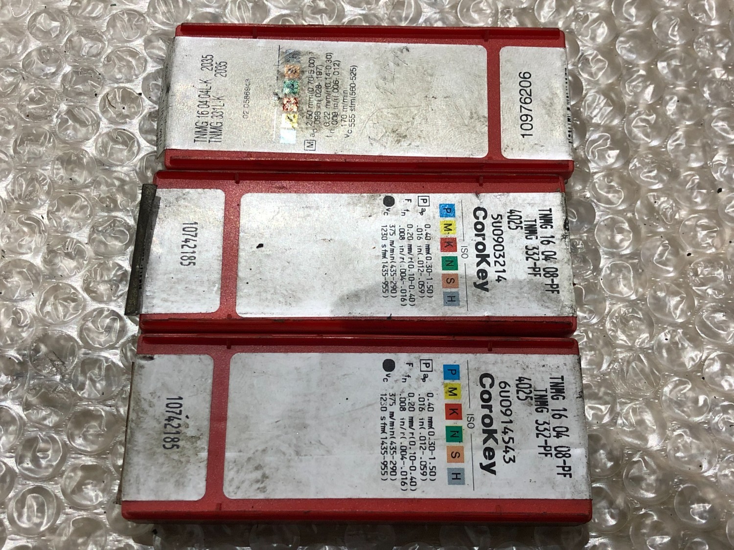 中古Other チップ3個 Sandvik