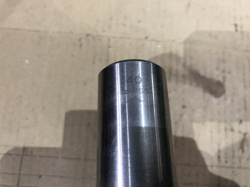 中古End mill 「エンドミル」40 Co-HSS 不明