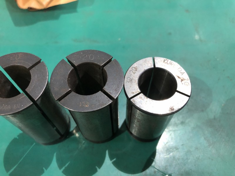 中古Straight collet 【ストレートコレット】外径32　内径20（3個） 黒田精工/KURODA