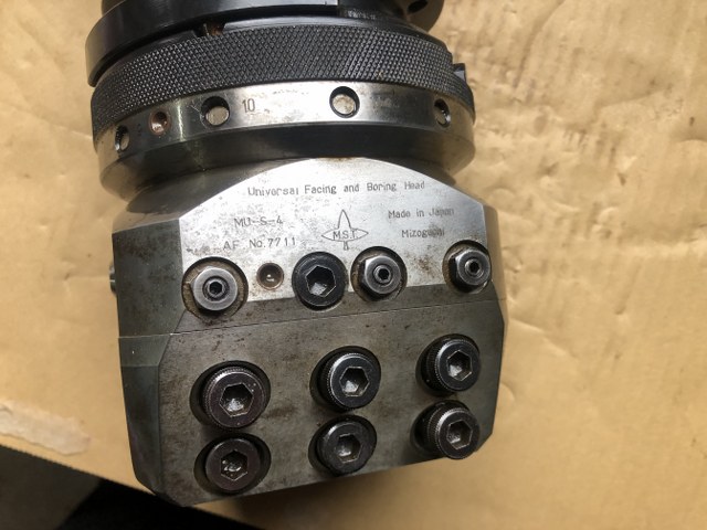 中古ツーリング 【BT45フェーシングボーリングヘッド】BT45-MU-S4&S5 MST/溝口