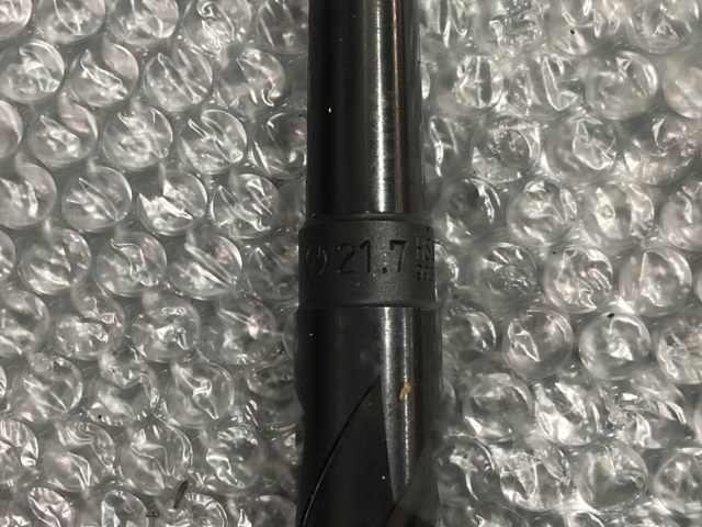 中古テーパ―シャンクドリル 【テーパーシャンクドリル】φ21.7 HSS 三菱/MITSUBISHI