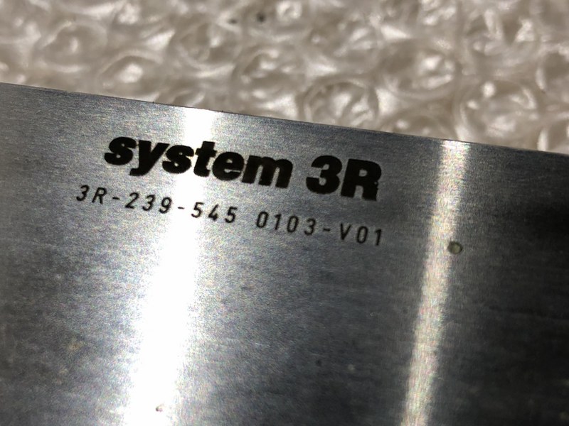 中古その他 「ワイヤー放電加工用治具」3R-239-545 0103-V01 システム3R/System3R