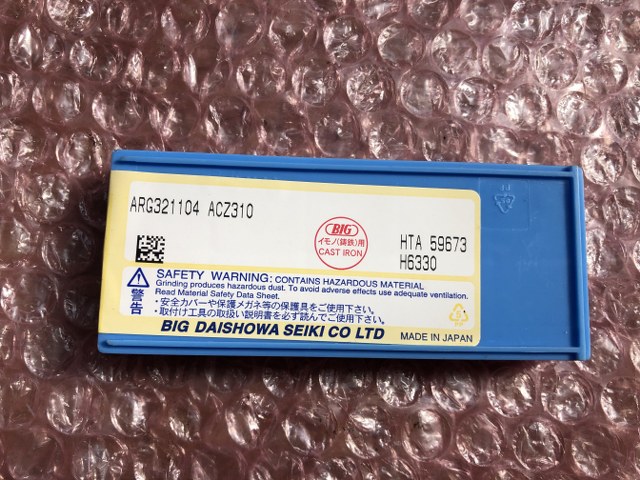 中古Cutting Exchange Chip 【スローアウェイチップ】ARG321104-ACZ310 大昭和精機/BIG DAISHOWA