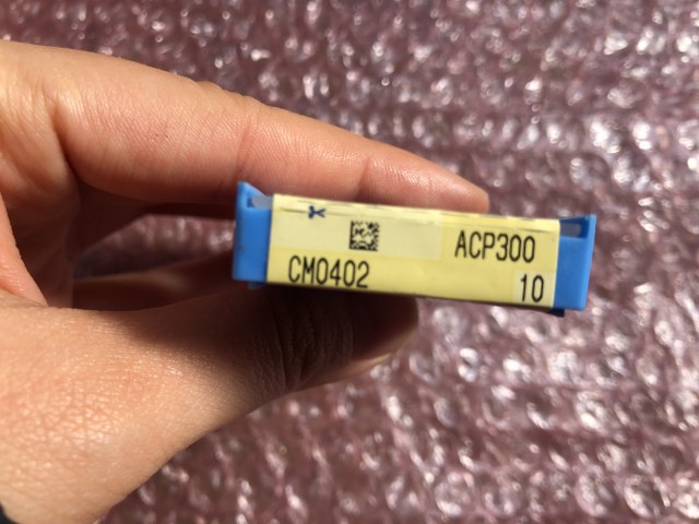 中古インサート（チップ） 【チップ】CM0402-ACP300 大昭和精機/BIG DAISHOWA