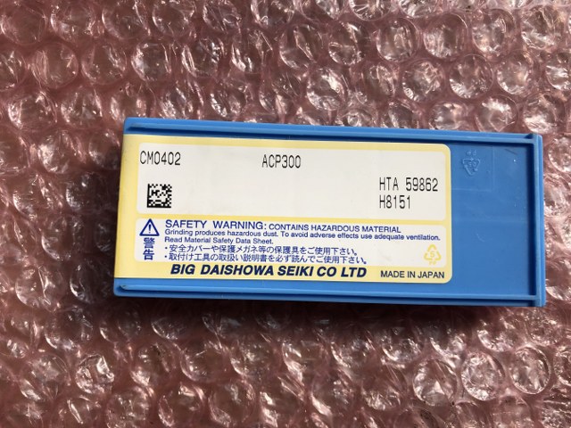 中古インサート（チップ） 【チップ】CM0402-ACP300 大昭和精機/BIG DAISHOWA