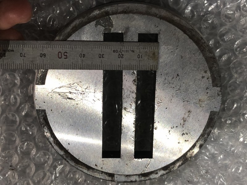 中古セット 【タレパン金型（セット）】パンチ：10ｘ70-2レン　 ダイ：2835394　Ｃ＝0.20 アマダ/AMADA