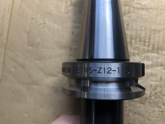 中古Tooling 【BT45タッパチャック】BT45-Z12-115 NIKKEN/日研
