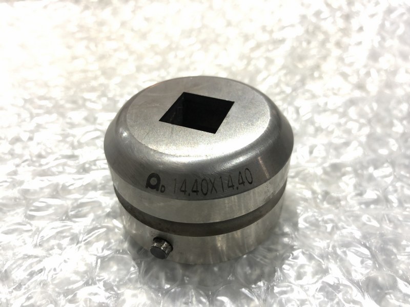 中古Die [タレパン金型（ダイ）3個]①10.20x20.20 ②14.40x14.0  ③.12.2x20.2 アマダ/AMADA