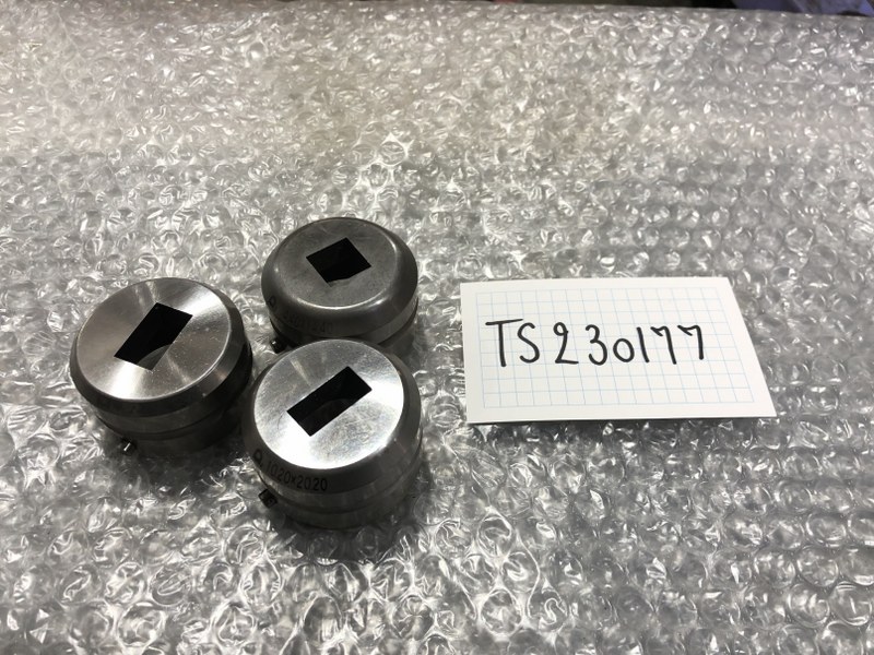 中古Die [タレパン金型（ダイ）3個]①10.20x20.20 ②14.40x14.0  ③.12.2x20.2 アマダ/AMADA
