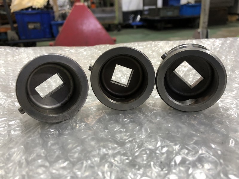 中古Die [タレパン金型（ダイ）3個]①10.20x20.20 ②14.40x14.0  ③.12.2x20.2 アマダ/AMADA