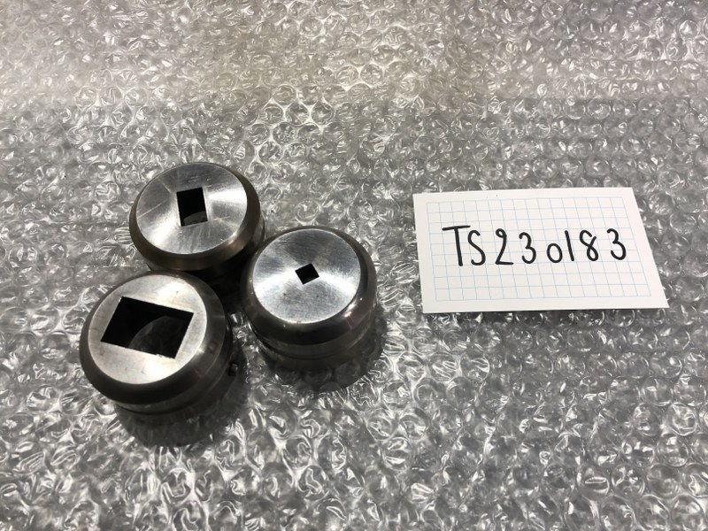 中古Die 【タレパン金型（ダイ）3個　】①6.20x6.20 ②16.4x25.4 ③9.4x15.4 アマダ/AMADA