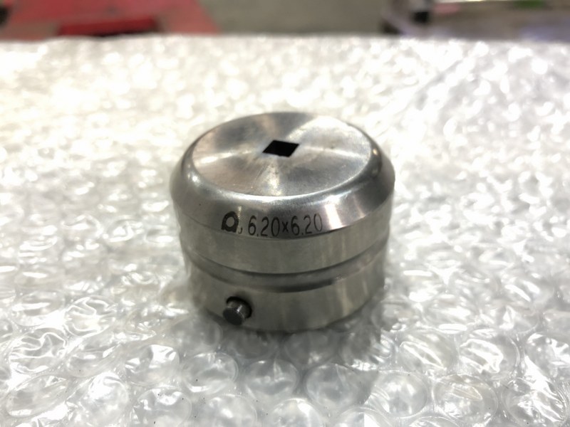 中古Die 【タレパン金型（ダイ）3個　】①6.20x6.20 ②16.4x25.4 ③9.4x15.4 アマダ/AMADA