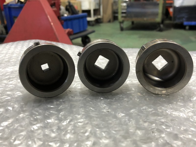 中古Die [タレパン金型（ダイ）3個]①12.20x12.20②6.4x6.4③10.9x12.4 アマダ/AMADA+コニック/Conic
