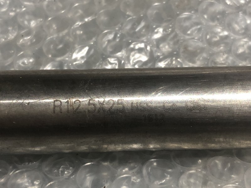 中古エンドミル(ボール） 【2枚刃/ボール/エンドミル】R12.5x25 HSS-CO OSG/ オーエスジー