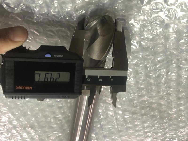 中古End mill(Ball） 【2枚刃/ボール/エンドミル】R12.5x25 HSS-CO OSG/ オーエスジー