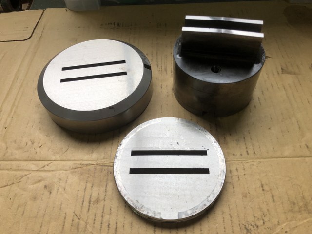 中古セット 【タレパン金型】パンチ+ダイ: 5x70.2レン C=0.2 アマダ/AMADA
