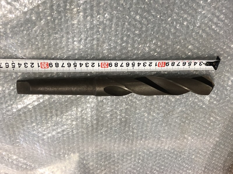 中古Taper shank drills 【テーパーシャンクドリル】約φ36　全長345ｍｍ Unknown
