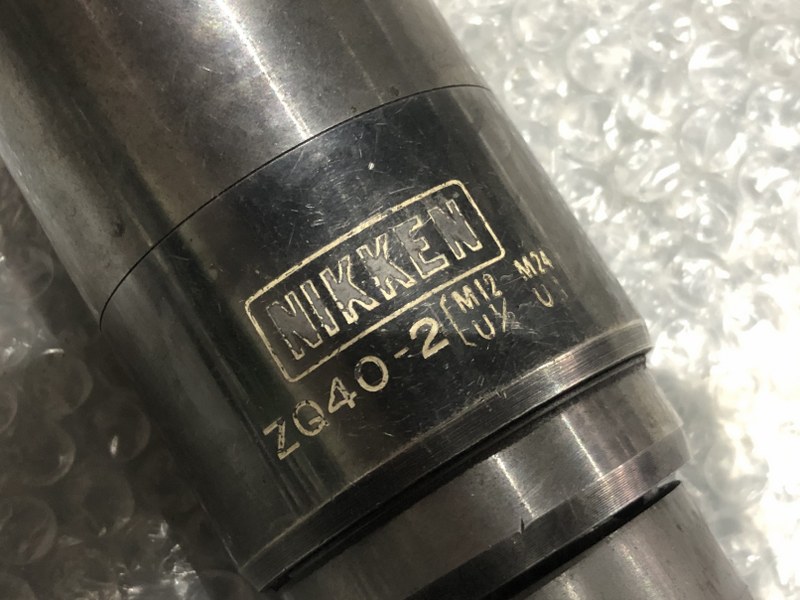 中古その他ツール保持具 【ノンストップ用タッパチャック】ZQ40-2（M12-M24　U1/2-U1） NIKKEN/日研