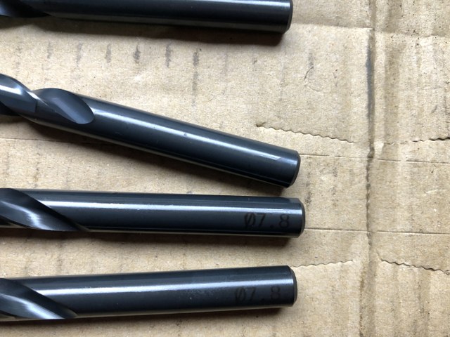 中古Straight drill 【ハイス鋼ドリル 4本】YSDφ7.8 ミスミ/MISUMI