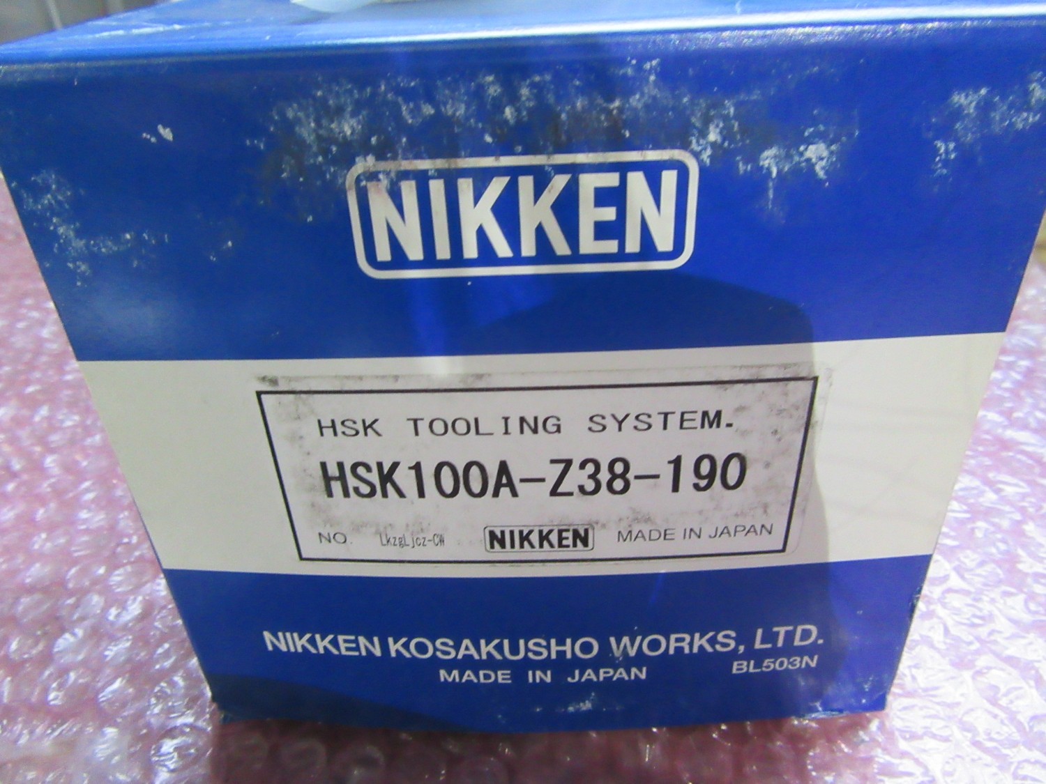 中古HSK-100 HSK100タッパチャックHSK100A-Z38-190 NIKKEN