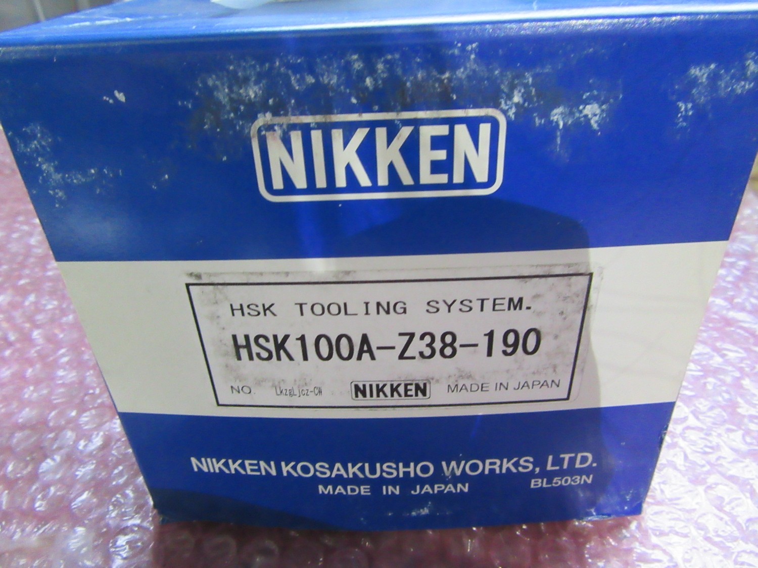 中古HSK-100 HSK100タッパチャックHSK100A-Z38-190 日研