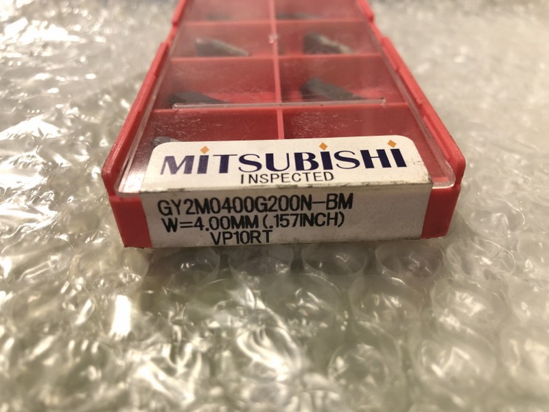 中古Cutting Exchange Chip 「 旋削用インサート」GY2M0400G200N-BM VP10RT 三菱マテリアル / MITSUBISHI