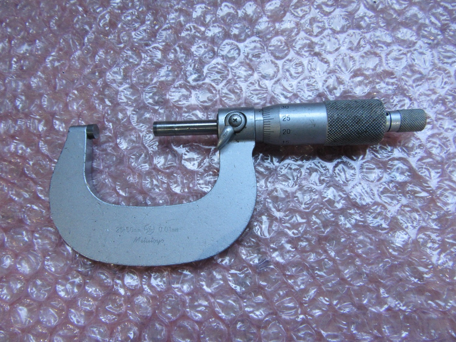 中古Outside micrometer 【外側マイクロメーター】測定範囲25-50mm Mitutoyo