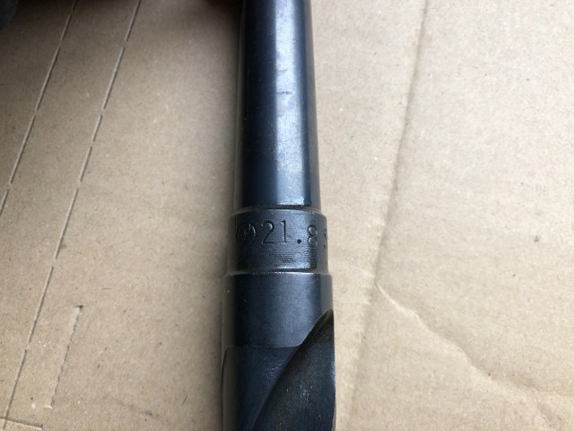 中古Taper shank drills 【テーパーシャンクドリル】φ21.8 unknow
