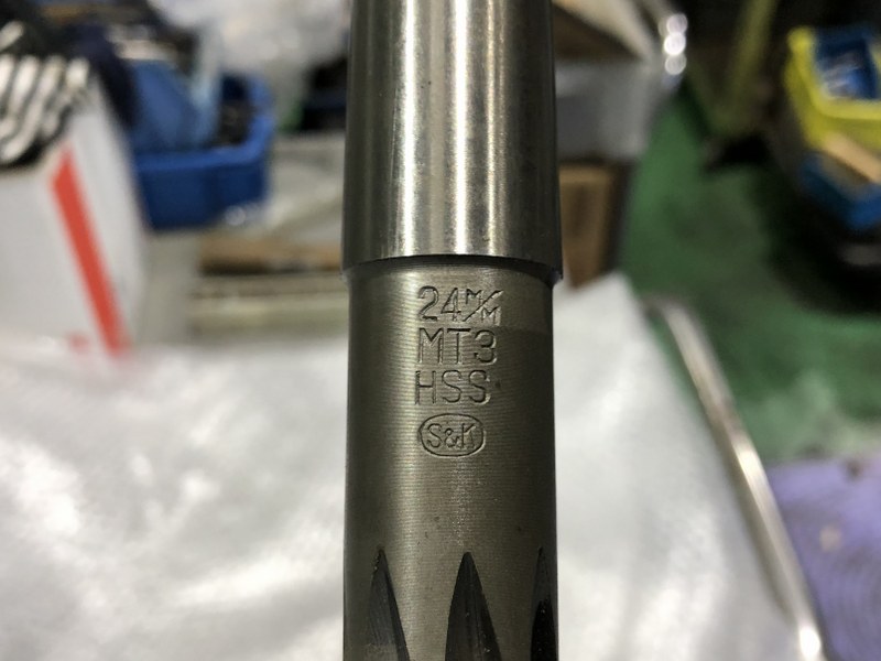 中古Other reamer 【スパイラルマシンリーマー 】24M/M（MT3）HSS S＆K