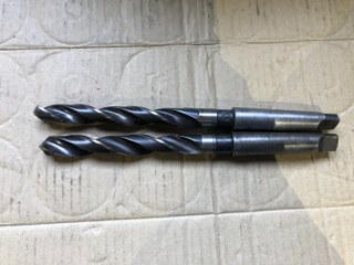 中古テーパ―シャンクドリル 【テーパーシャンクドリル2本】φ15,φ15.8 NACHI FORGE