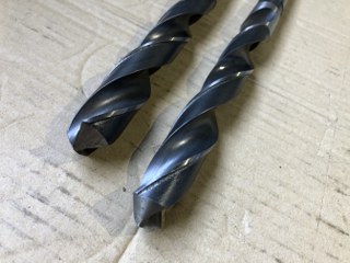 中古Taper shank drills 【テーパーシャンクドリル2本】φ18.8,φ19.8 NACHI FORGE