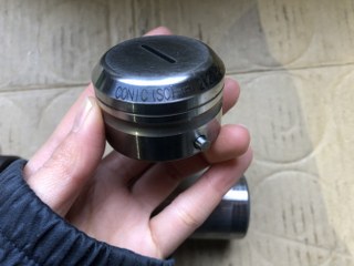 中古ショート 【タレパン金型（ショート/セット）】パンチ+ダイ：φ2x20,C=0.15 コニック/Conic