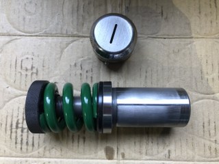 中古ショート 【タレパン金型（ショート/セット）】パンチ+ダイ：φ2x20,C=0.15 コニック/Conic