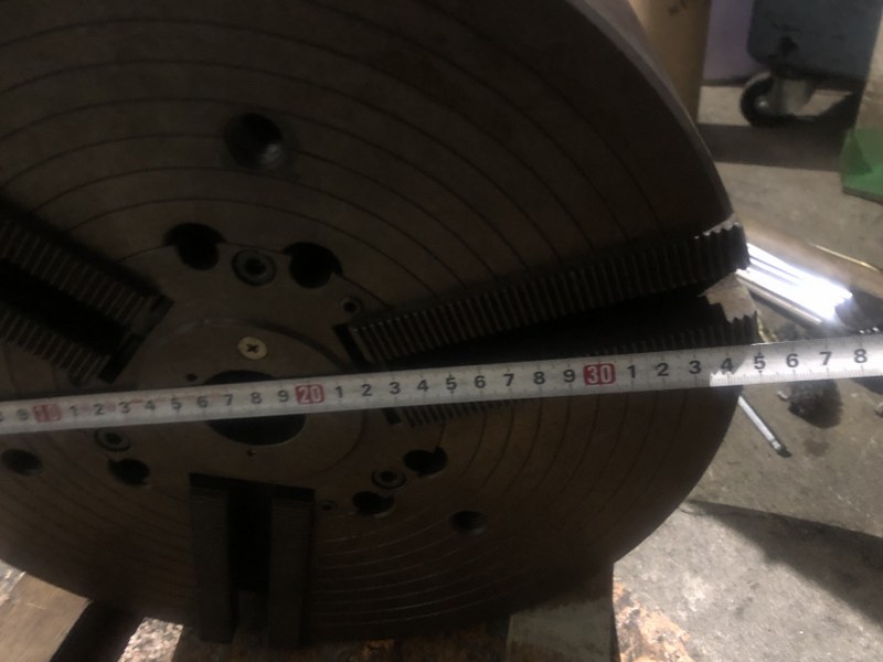 中古油圧チャック 【油圧チャック】φ約350mm 不明
