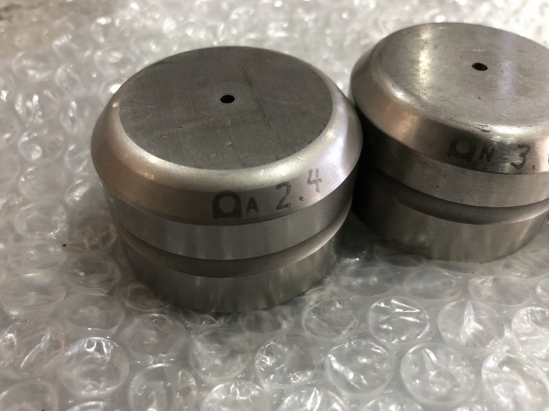 中古Die 【タレパン金型（ダイ）3個】①φ2.4②φ3.0③φ3.0 アマダ/AMADA