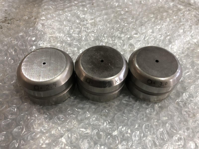 中古Die 【タレパン金型（ダイ）3個】①φ2.4②φ3.0③φ3.0 アマダ/AMADA